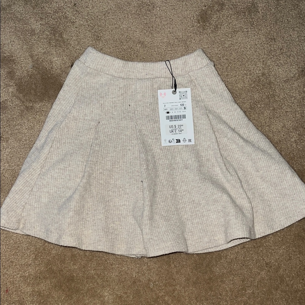 Zara Kids Cream Skirt